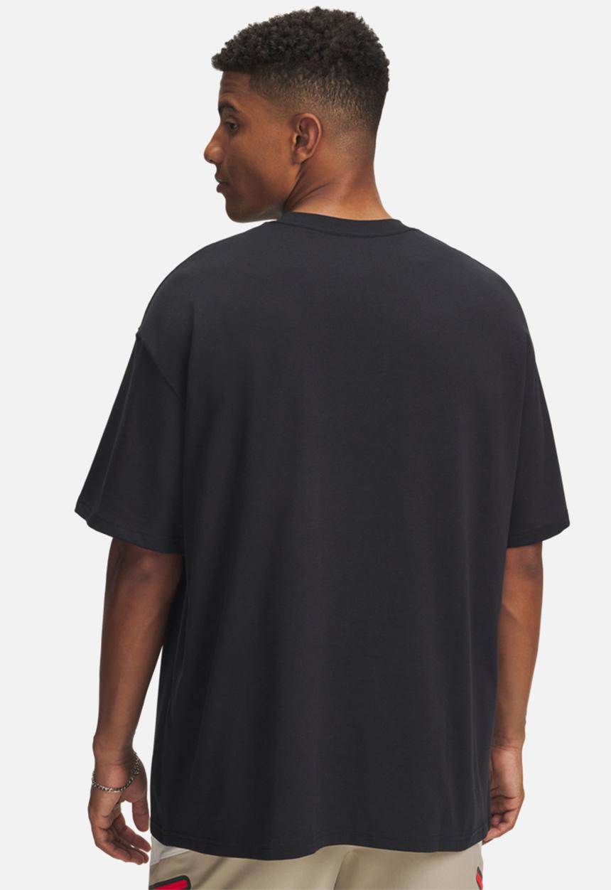 Under Armour - UA HWT U LOGO SS - Black/White