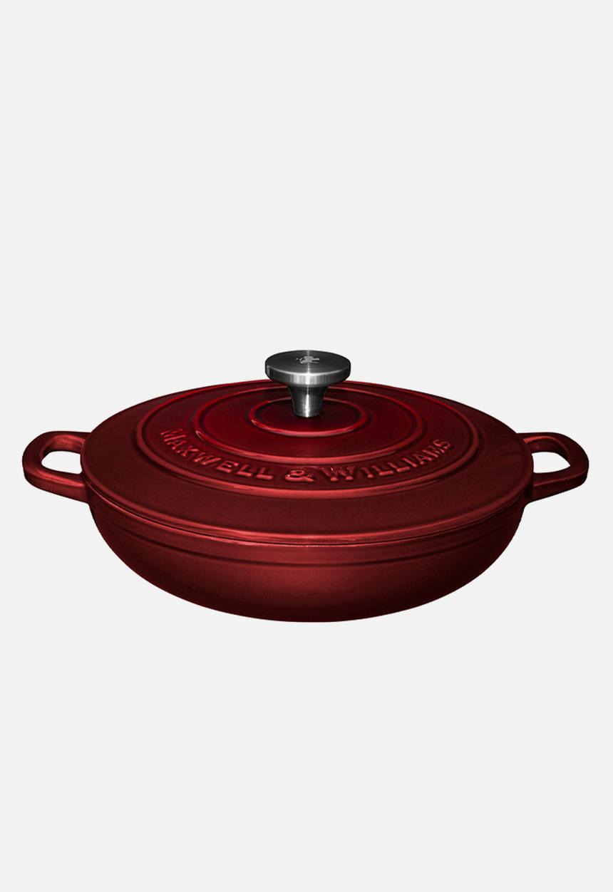 Maxwell & Williams - MW Cast Iron Braiser - Merlot 