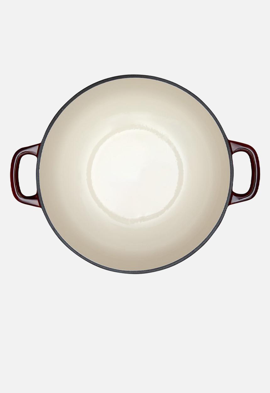 Maxwell & Williams - MW Cast Iron Round Casserole - Merlot