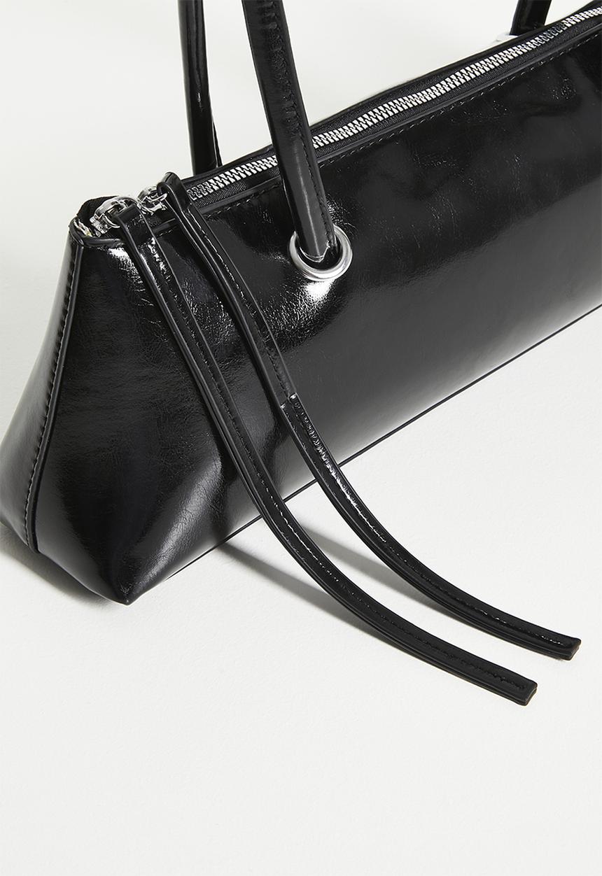 Tessa Design - Rectangular shoulder bag - black