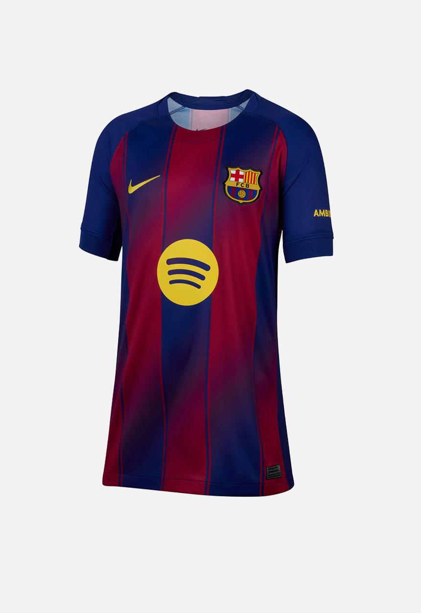 Nike - F.C Barcelona Youth Nike Dri-Fit Home Stadium Jersey - Deep Royal Blue/Midwest Gold