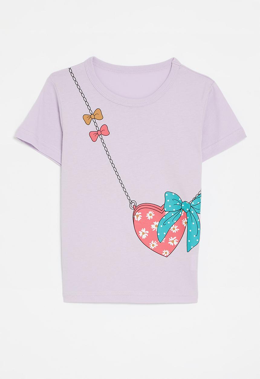 Pop Candy - Slingbag printed tee - lilac