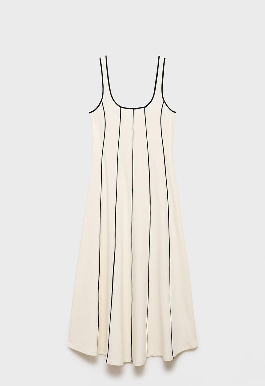MANGO - Dress Bico - Light Beige