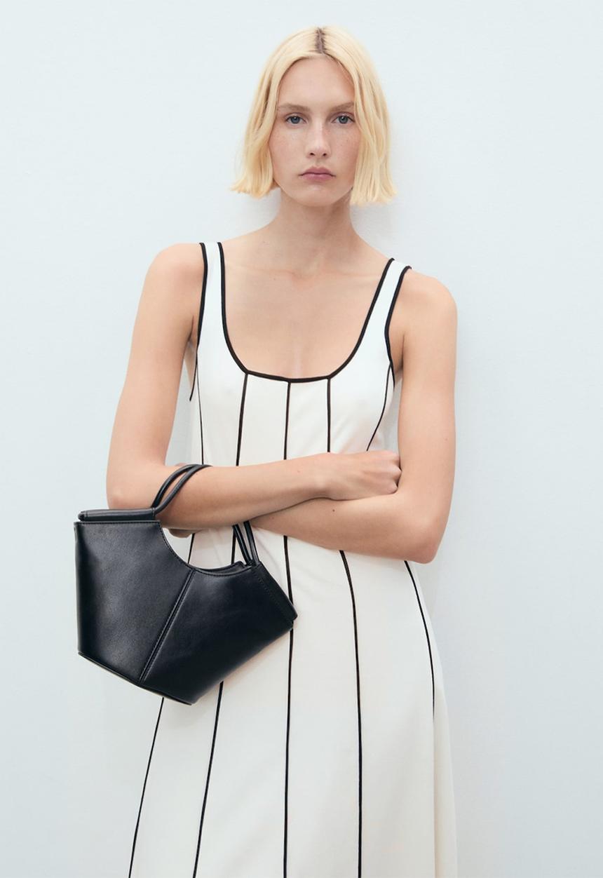 MANGO - Dress Bico - Light Beige