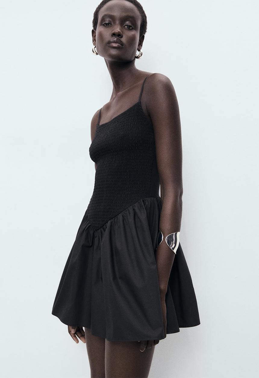 MANGO - Dress Donkey - Black