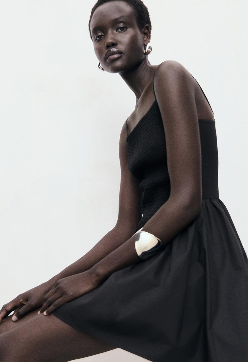 MANGO - Dress Donkey - Black