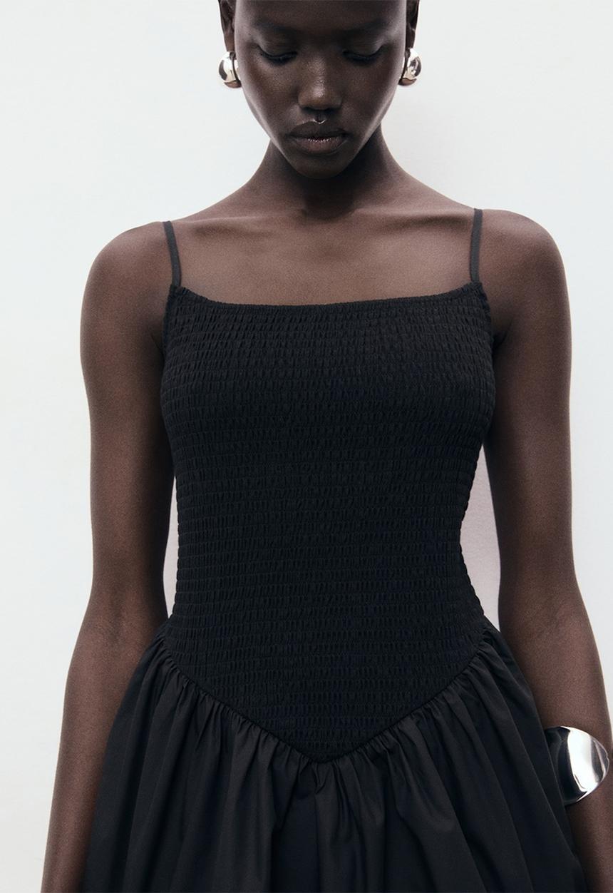 MANGO - Dress Donkey - Black
