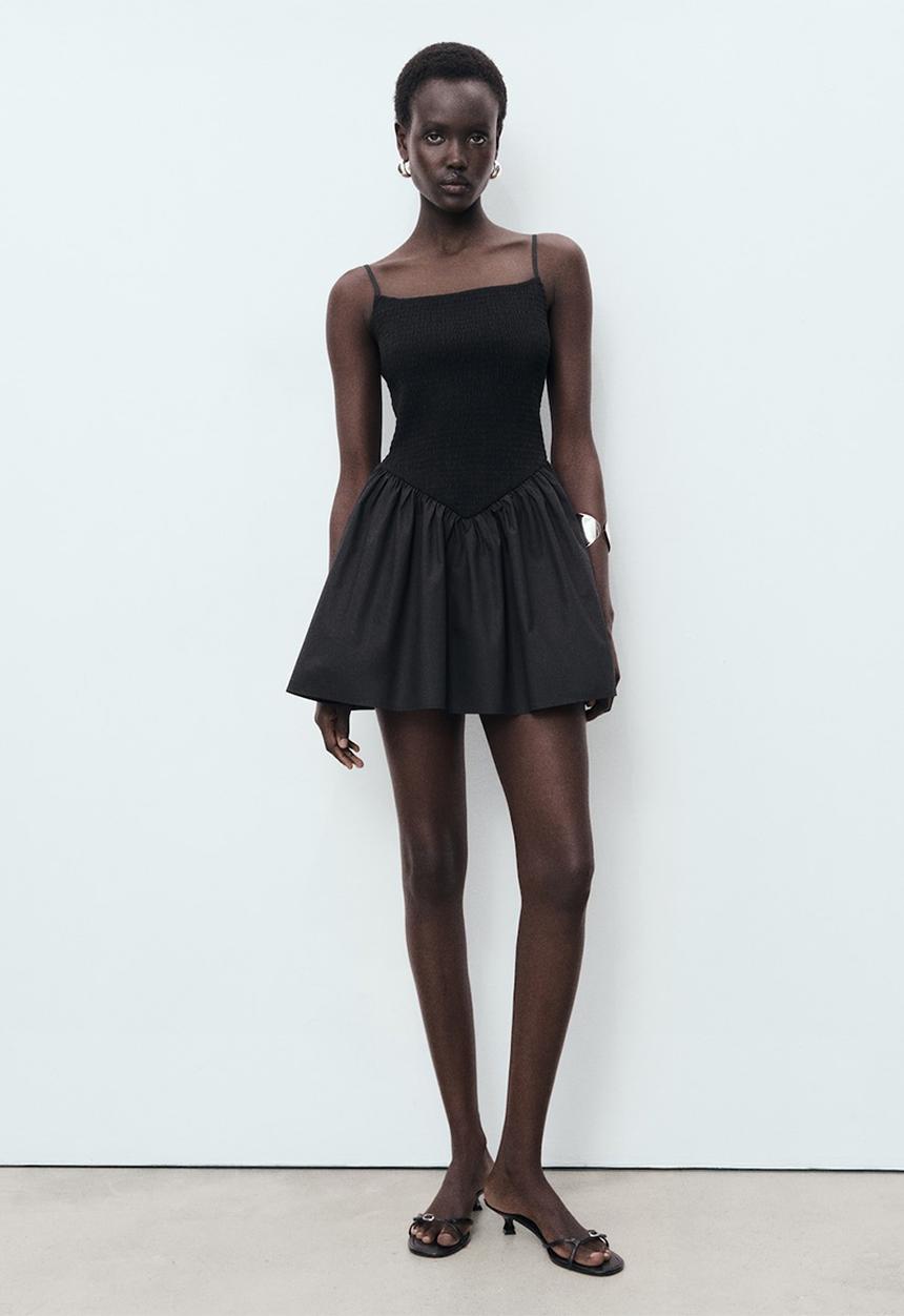 MANGO - Dress Donkey - Black