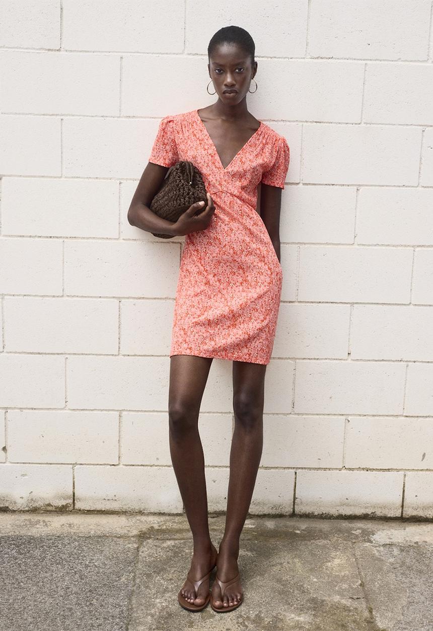 MANGO - Dress Pomi - Bright Red
