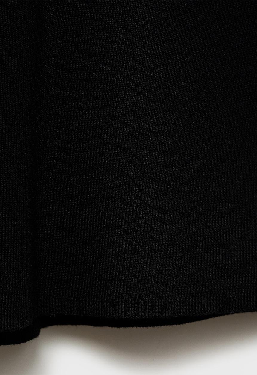 MANGO - Dress Foradada - Black