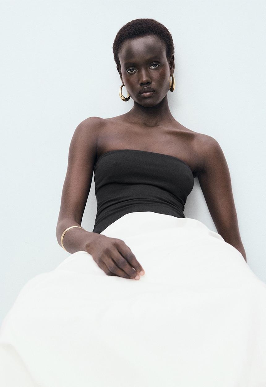 MANGO - Dress Luigi - Black & White