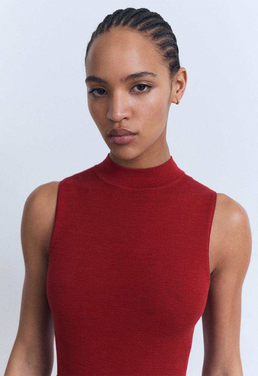 MANGO - Dress Lucrecia - Red