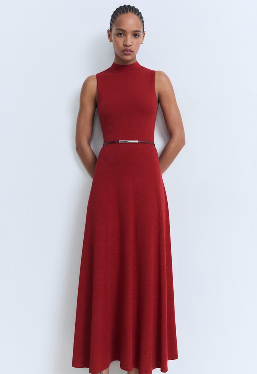 MANGO - Dress Lucrecia - Red