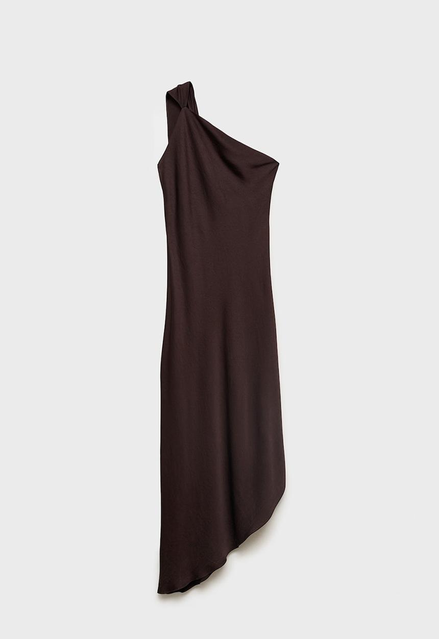 MANGO - Dress Fiore - Brown