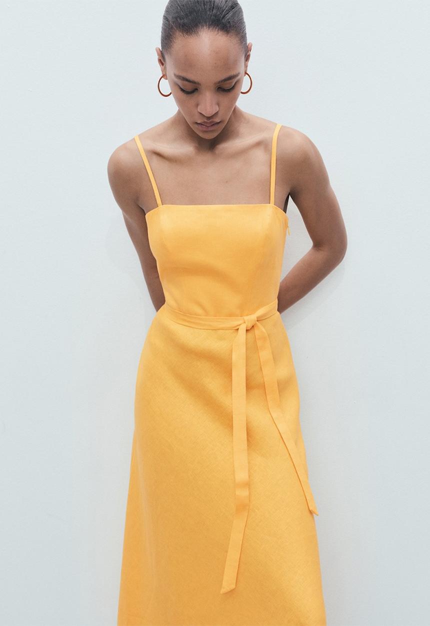 MANGO - Dress Nickie - Orange