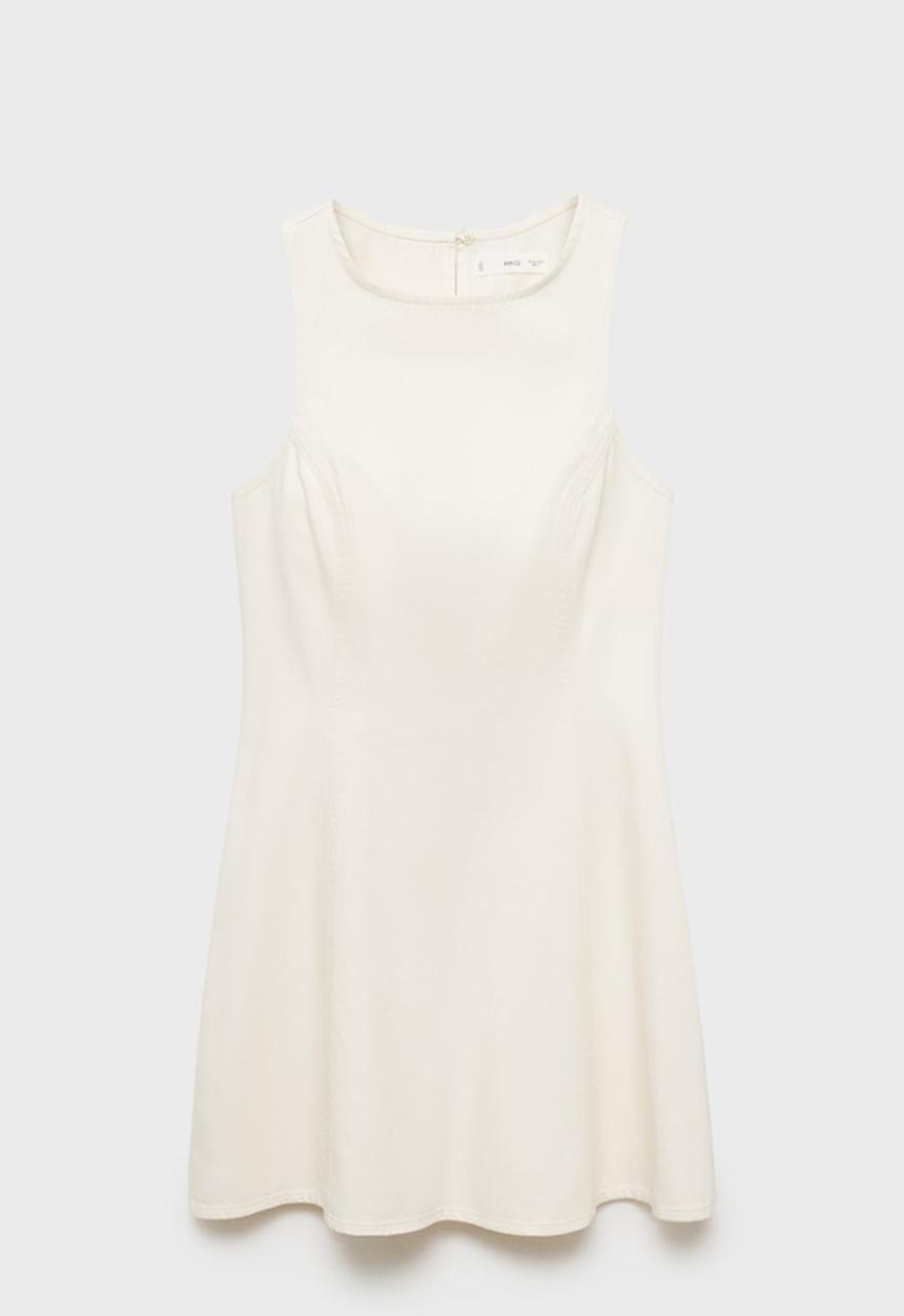 MANGO - Dress Blossom - White