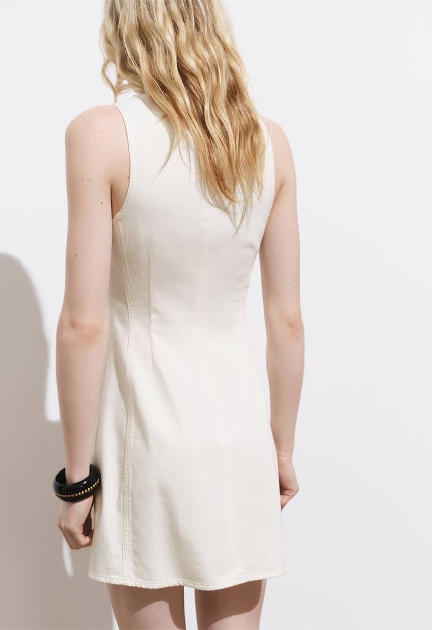 MANGO - Dress Blossom - White