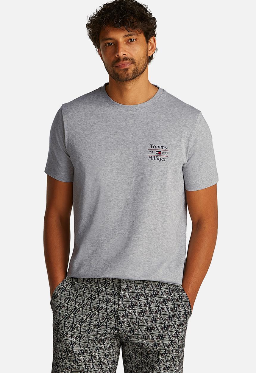 Tommy Hilfiger - Hilfiger Stack Tee-Light Grey
