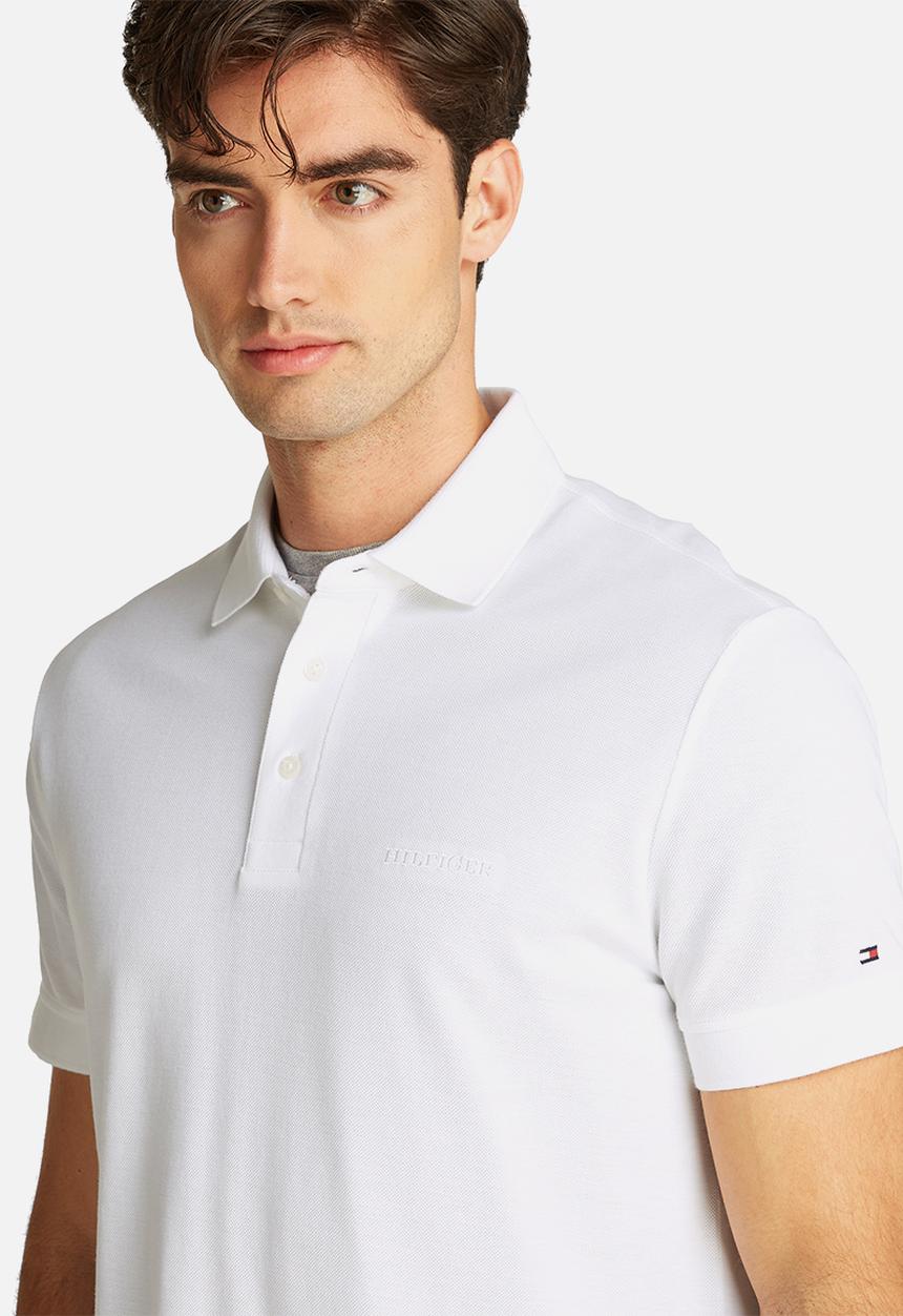 Tommy Hilfiger - Tonal Monotype Reg Polo-White