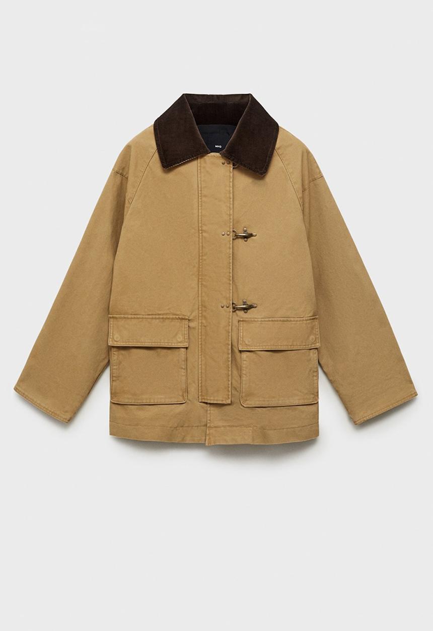 MANGO - Parka Fire - Medium Brown