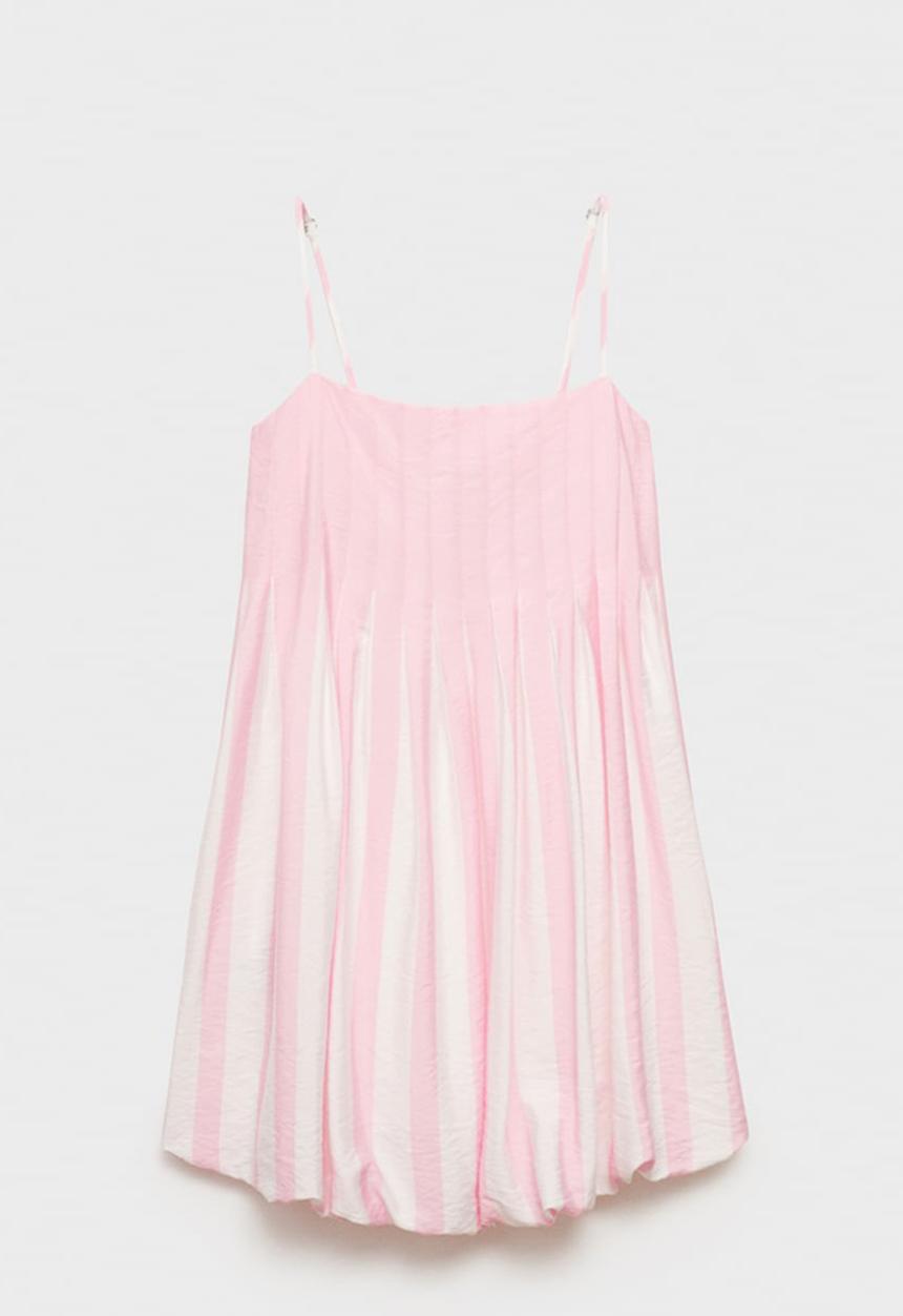 MANGO - Dress Cupcake - Light Pastel Pink
