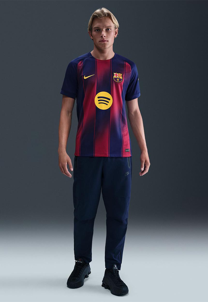 Barcelona FC Nike Dri-Fit Jsy Ss Stad H - Deep Royal Blue/idwest Gold