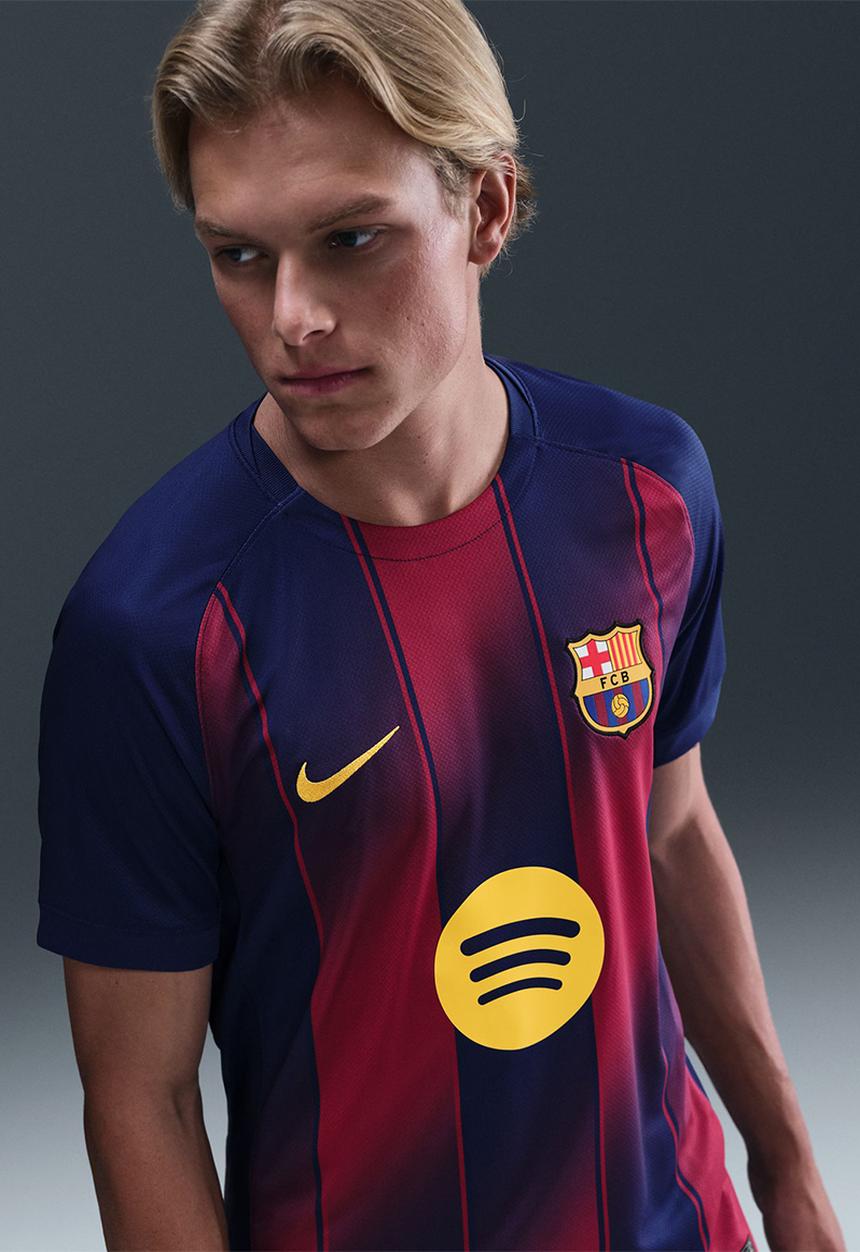 Barcelona FC Nike Dri-Fit Jsy Ss Stad H - Deep Royal Blue/idwest Gold