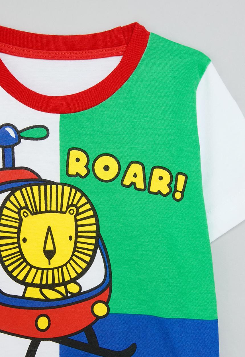 Pop Candy - Colour block tee - multi
