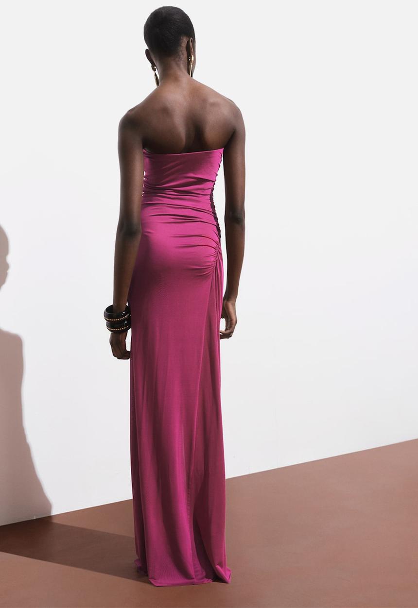 MANGO - Dress Lia - Bright Pink