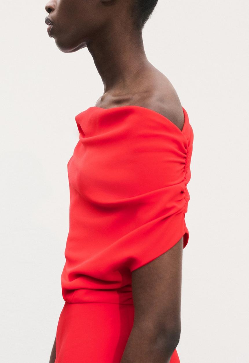 MANGO - Dress Marina - Red