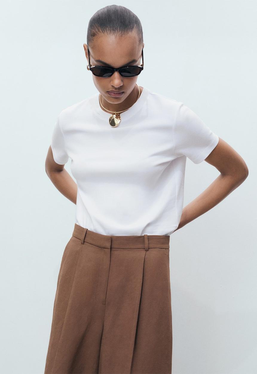 MANGO - T-Shirt Rita - White