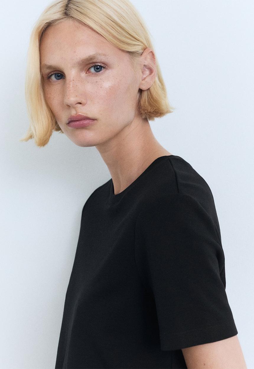 MANGO - T-Shirt Rita - Black