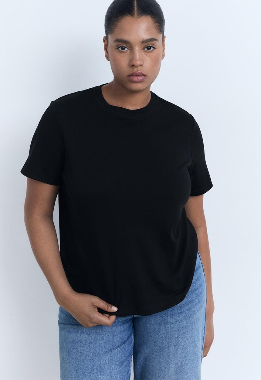 MANGO - T-Shirt Rita - Black