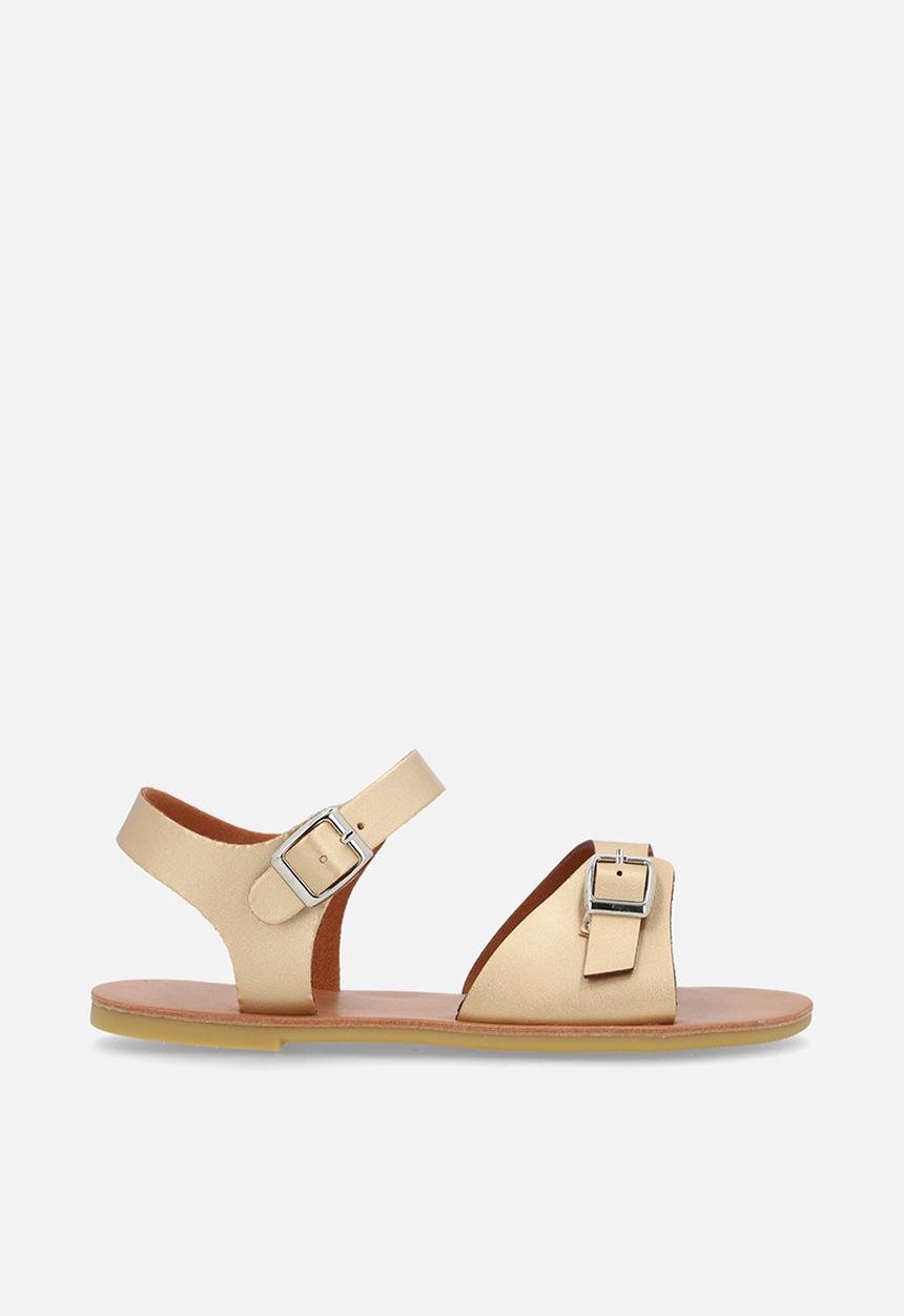 Pop Candy - Twin buckle sandals - gold