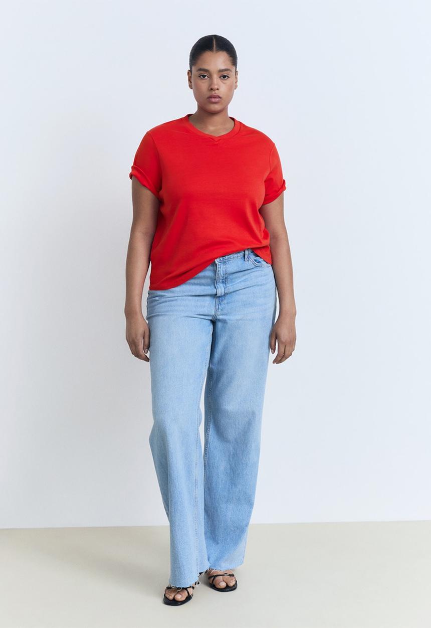 MANGO - T-Shirt Ritapi - Red
