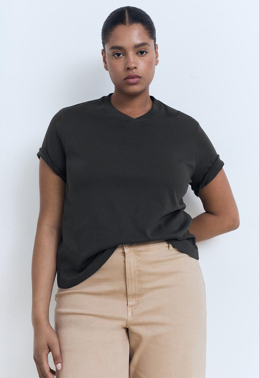 MANGO - T-Shirt Ritapi - Black