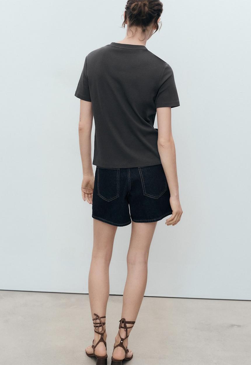 MANGO - T-Shirt Ritapi - Black
