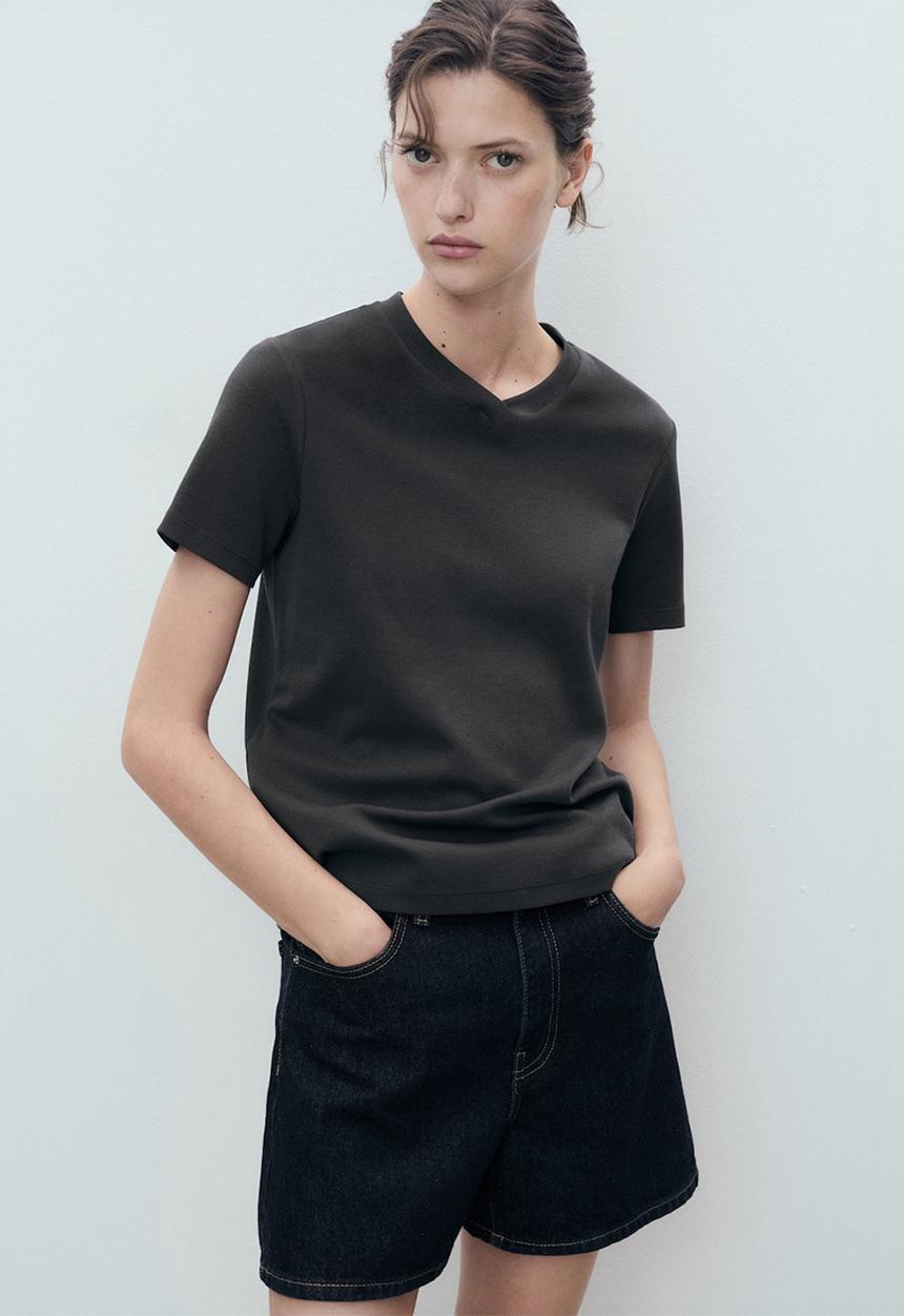 MANGO - T-Shirt Ritapi - Black