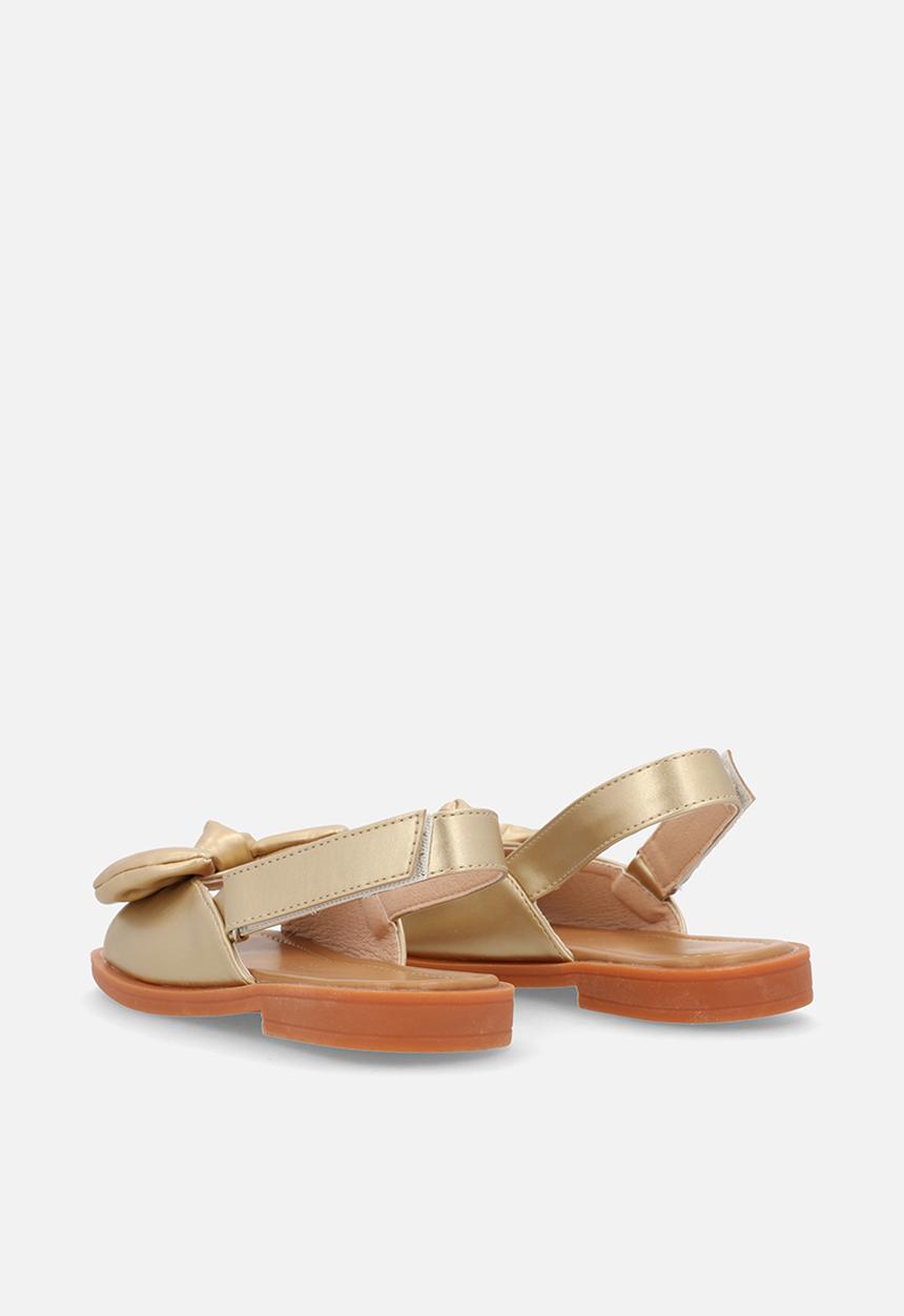 Pop Candy - Bow décor sandals - gold