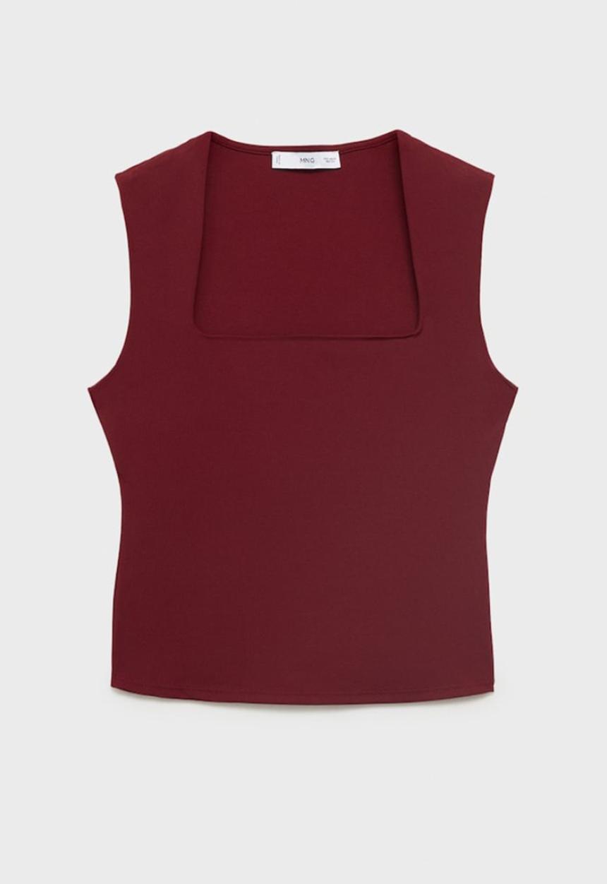 MANGO - Top Rayo - Dark Red