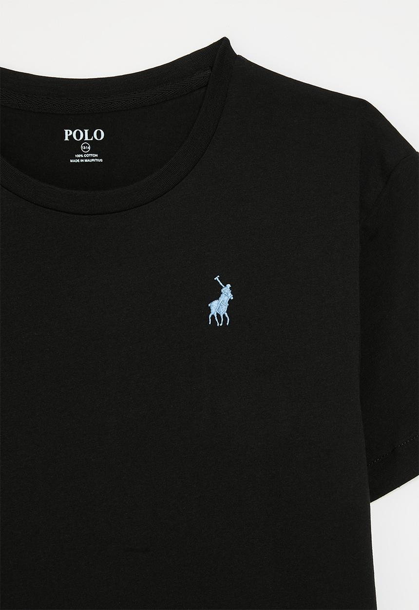 POLO - Core boys rick short sleeve tee - black