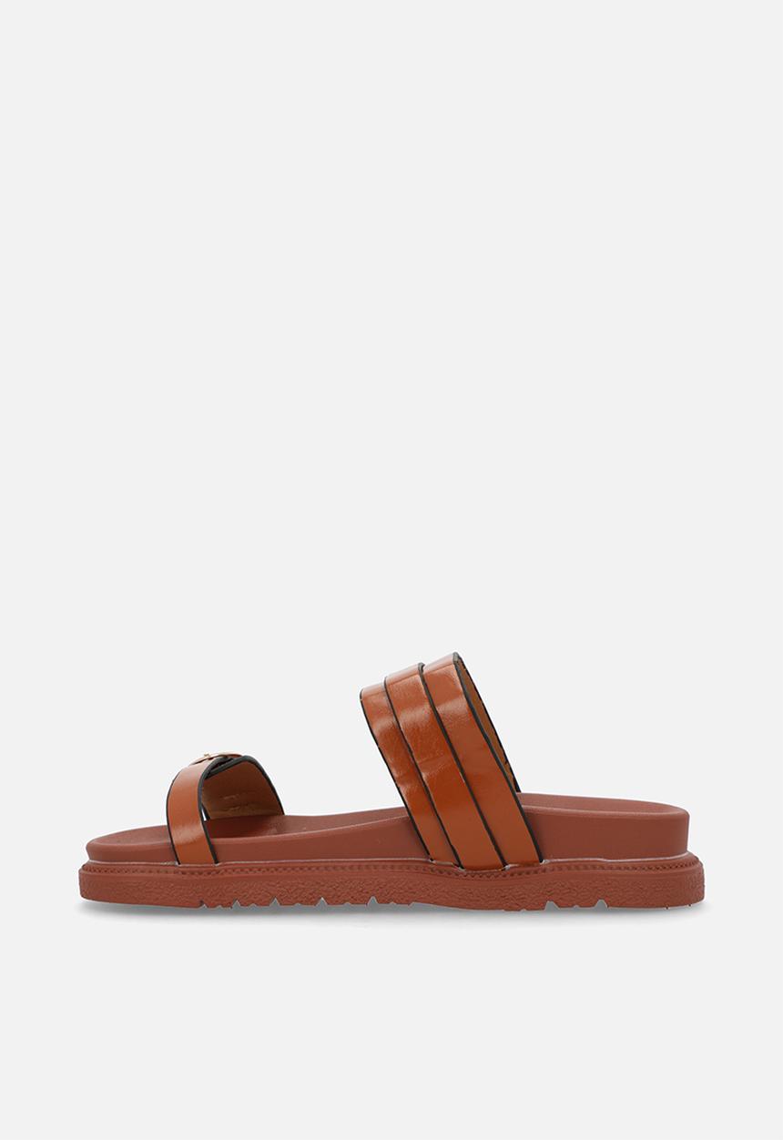 Pop Candy - Twin strap sandals - brown