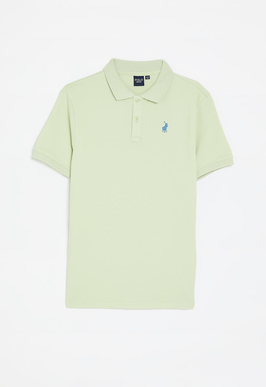 POLO - Boys austin short sleeve golfer - sea green