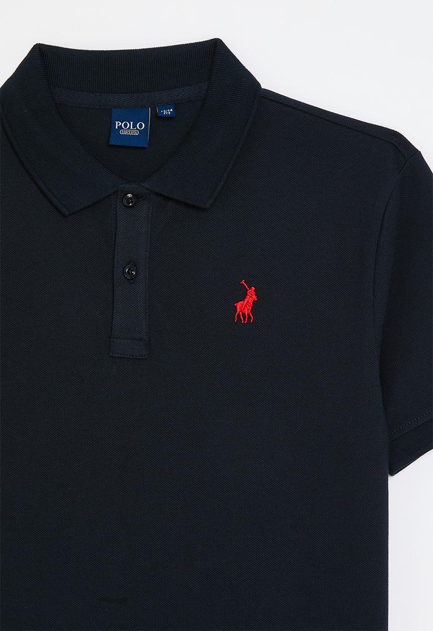 POLO - Core boys austin short sleeve golfer - navy