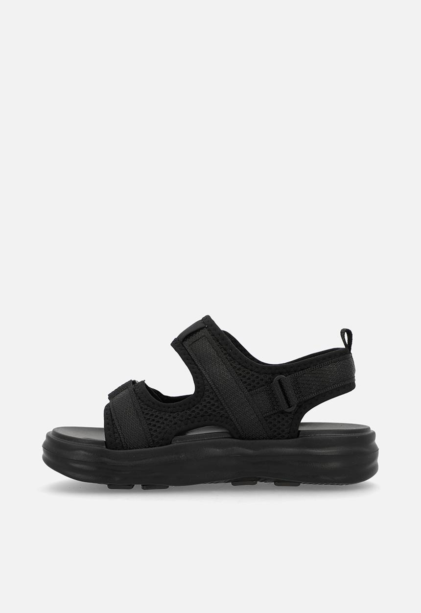 Pop Candy - Twin strap sandals - black