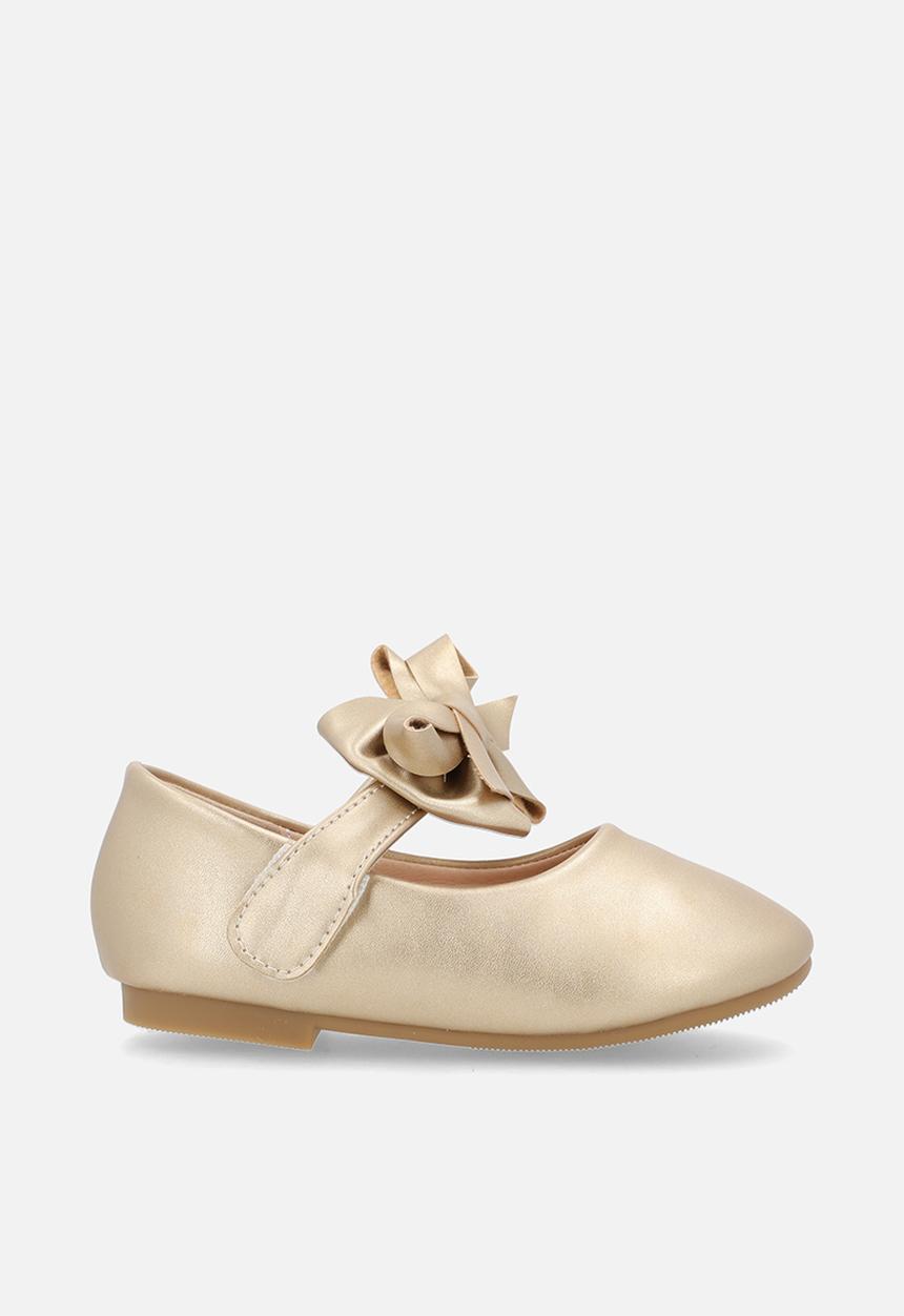 Pop Candy - Bow décor pumps - gold
