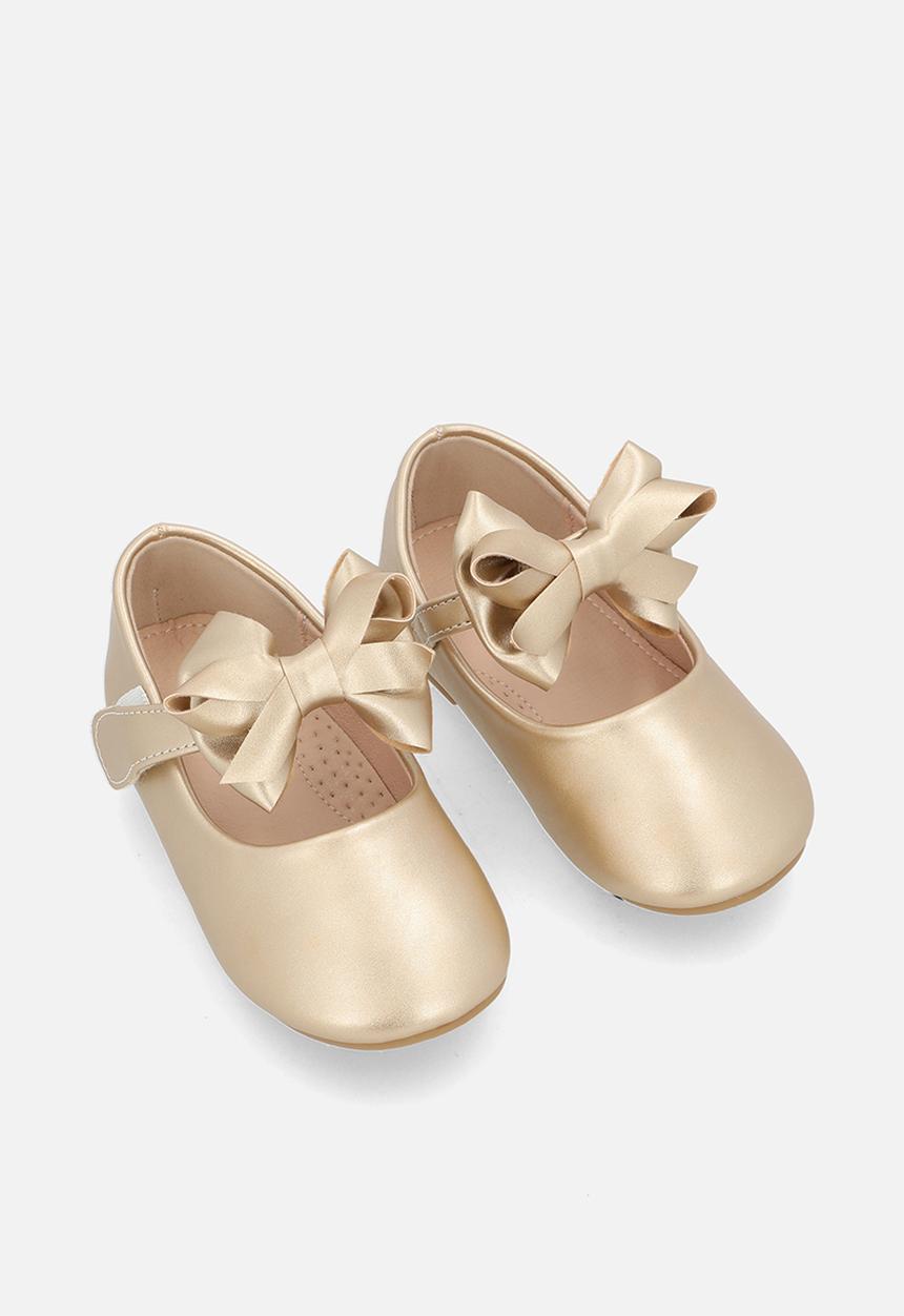 Pop Candy - Bow décor pumps - gold