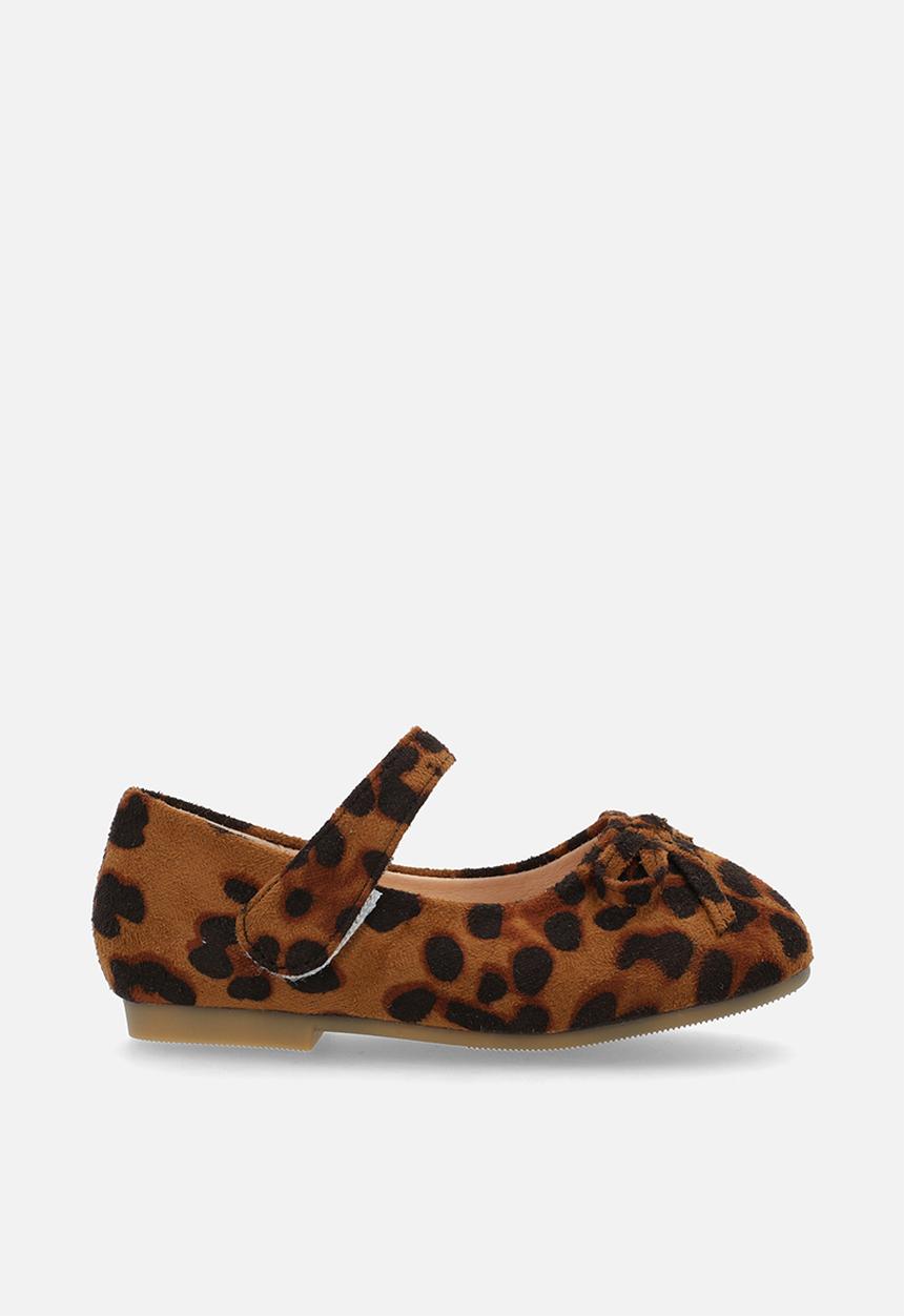 Pop Candy - Printed ballet pumps - brown & black
