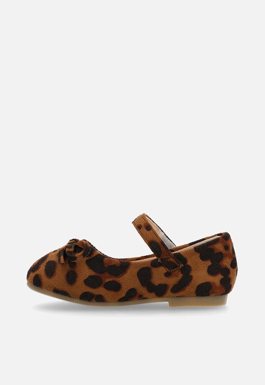 Pop Candy - Printed ballet pumps - brown & black