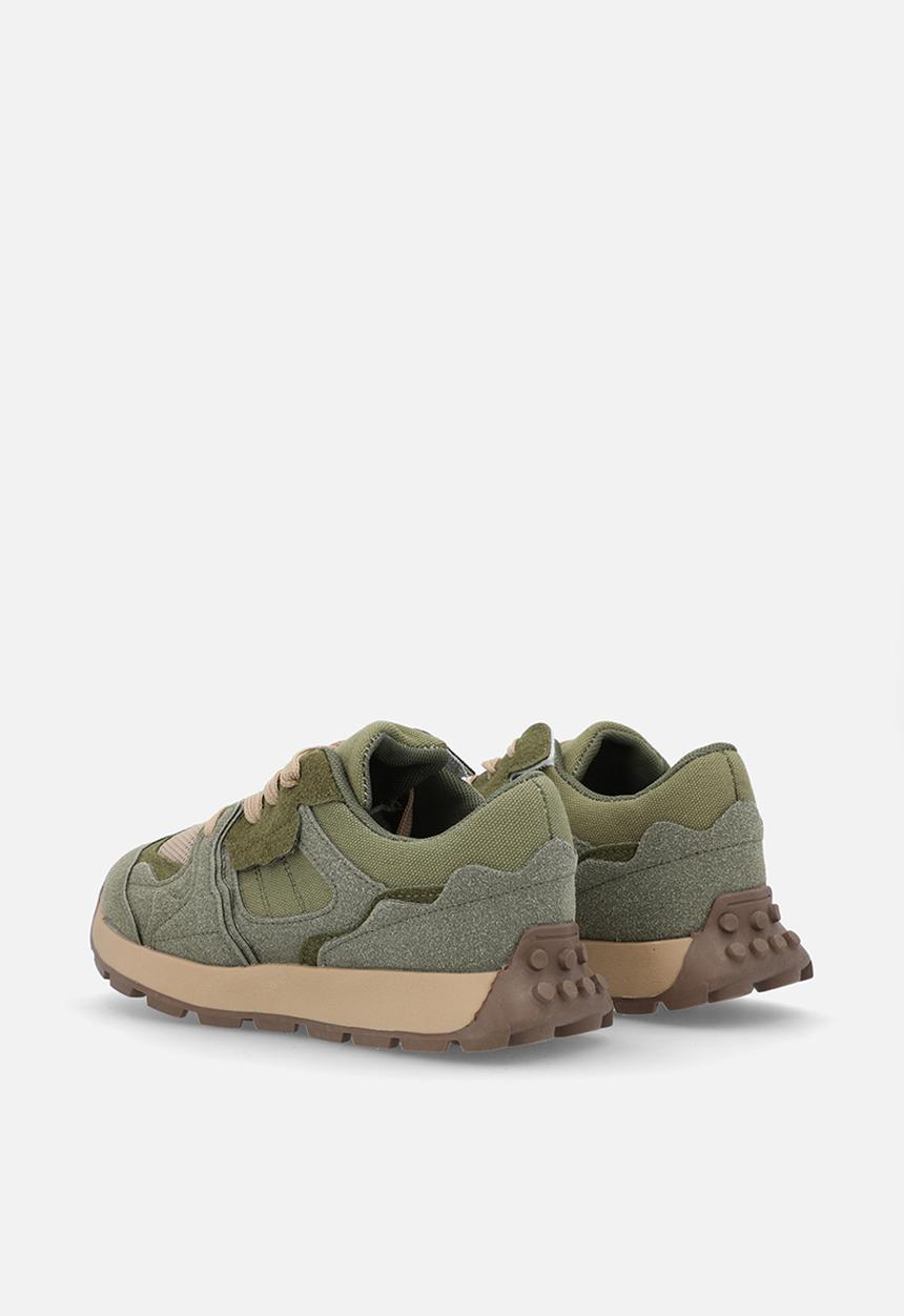 Pop Candy - Lace up sneakers - olive green